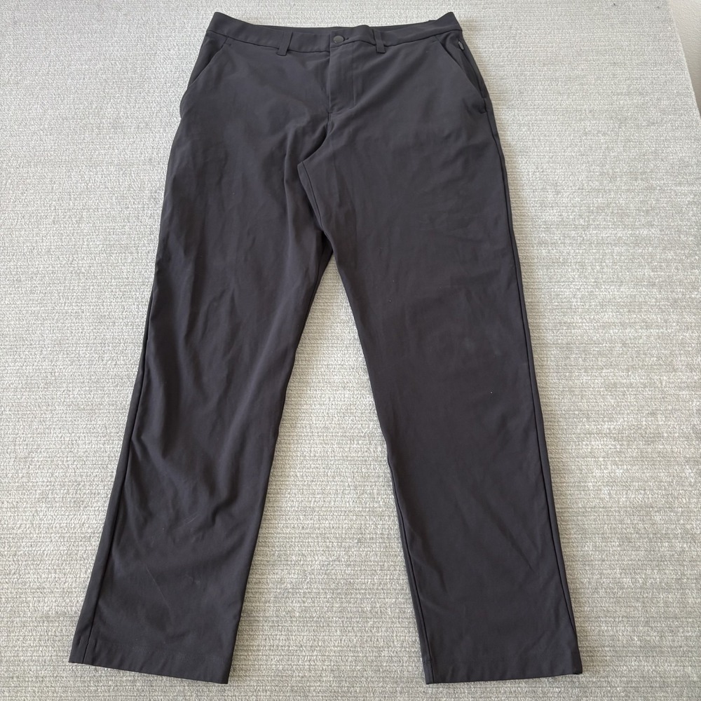 Lululemon ABC Classic-Fit 5 Pocket Pant 32x29 Warpstreme Black Office Athletic‎
